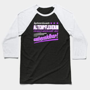 Altenpflegerin Geschenk Baseball T-Shirt